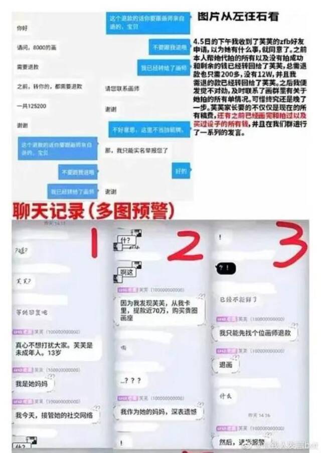 13岁的她竟花了70万“约画”！家长急了 画师很委屈 网友吵翻了…