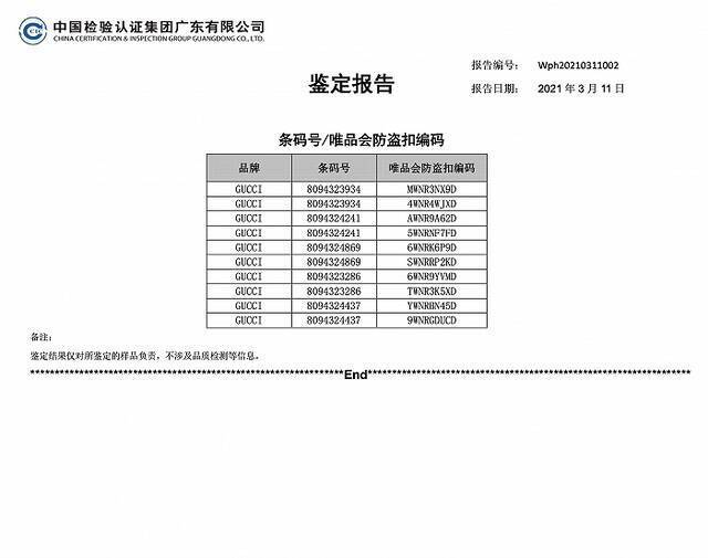 唯品会售古驰腰带被得物鉴定为假：提供退款服务并将再次鉴定