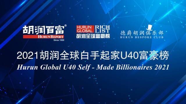 2021胡润全球白手起家40岁以下富豪榜：北京上榜人数首超旧金山