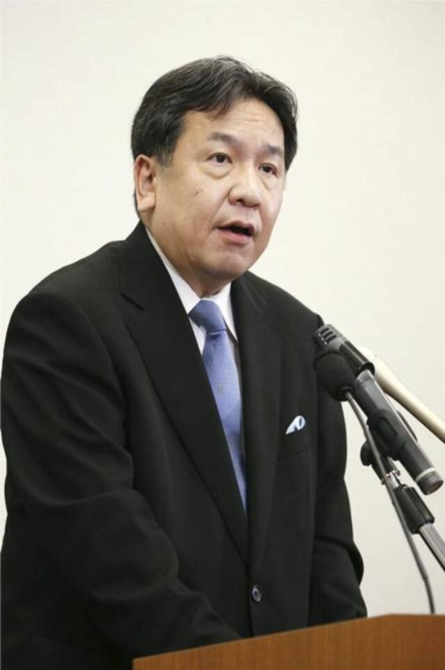 立宪民主党代表枝野幸男