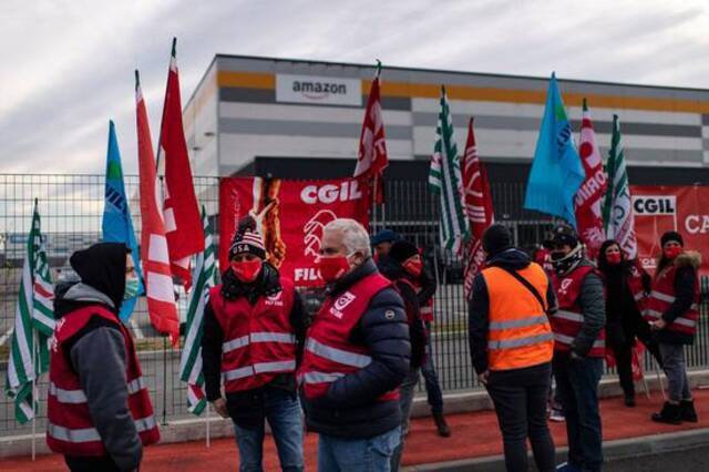 2021年3月，亚马逊意大利员工罢工