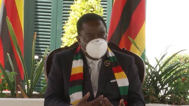 津巴布韦总统：感谢中国提供抗疫援助