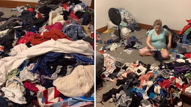 美国32岁女子怀上第12个孩子 每天洗2堆衣服每周换600块尿布