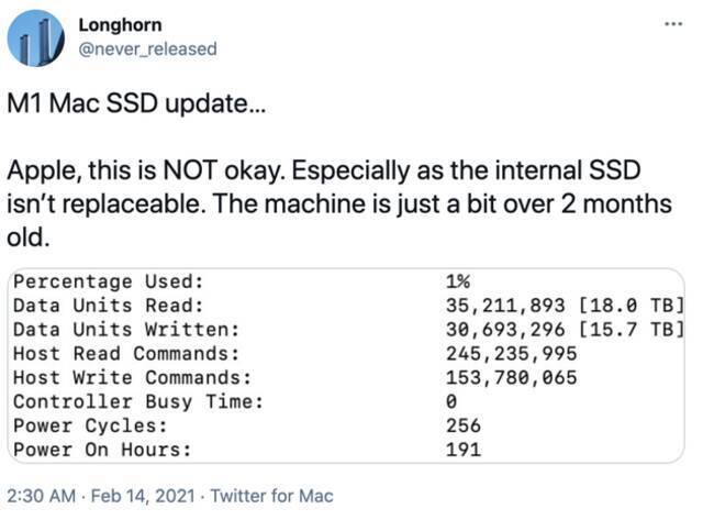 外国网友：苹果，这很不OK。图源：社交网站截图