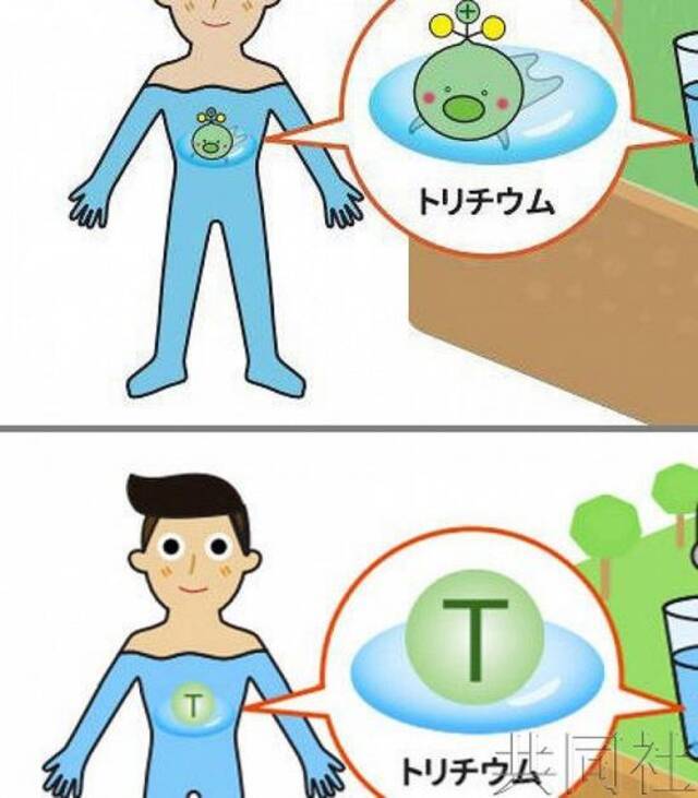 日本复兴厅重新发布处理水海报 放射性氚卡通形象改为元素符号