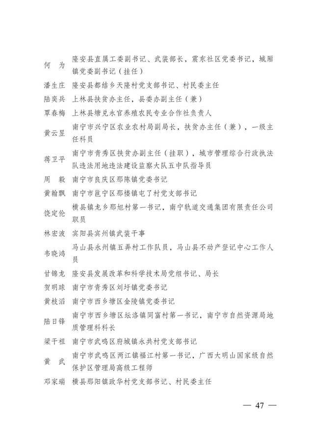 重磅！全区脱贫攻坚总结表彰候选对象正在公示