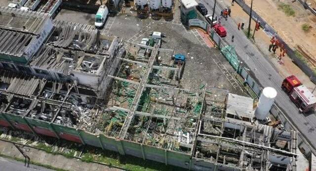 巴西北部一制氧厂发生爆炸 多人受伤