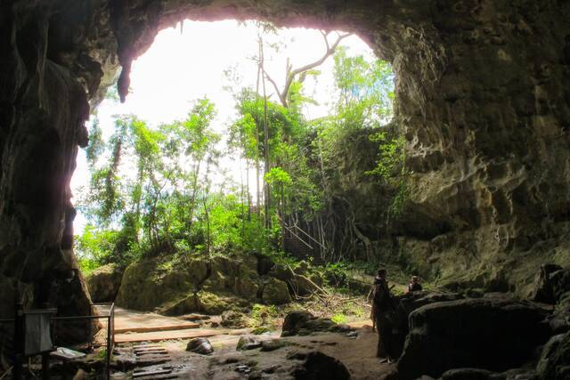 发现巨型云鼠化石的Callou洞穴。Credit:PatriciaCabrera
