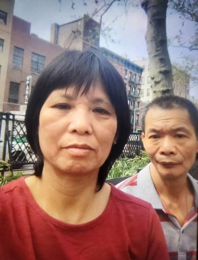 遇袭男子与妻子照片