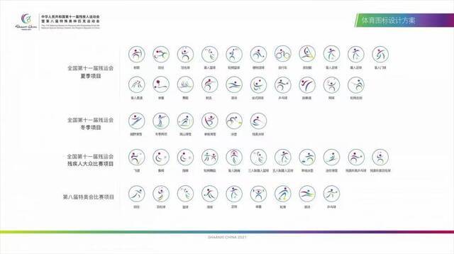 十四运会和残特奥会体育图标、主题海报等发布