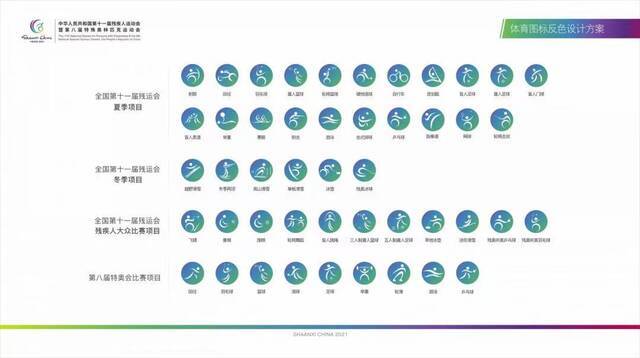 十四运会和残特奥会体育图标、主题海报等发布