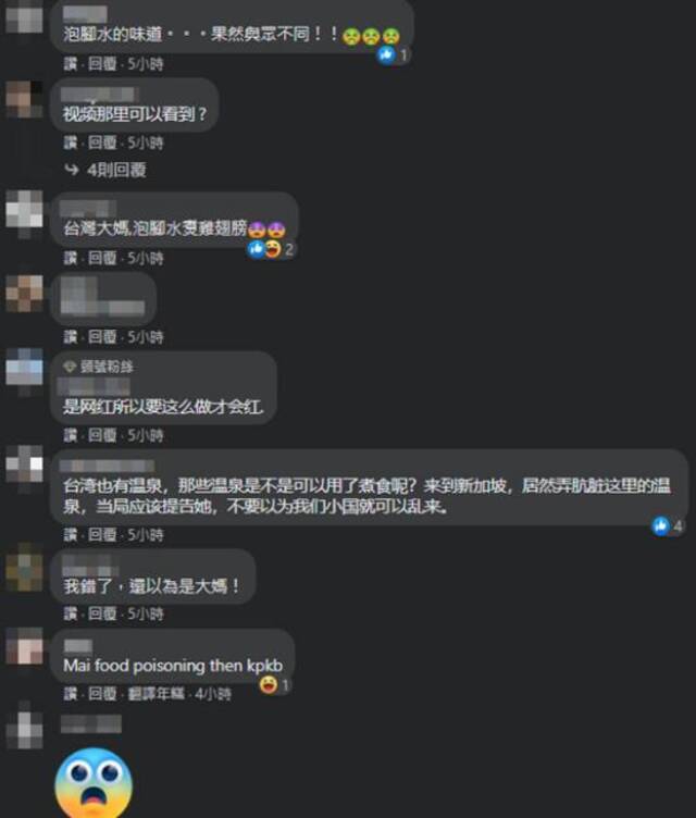 台湾女网红在新加坡公园“温泉水煮鸡翅”，当地人气炸：滚回去！