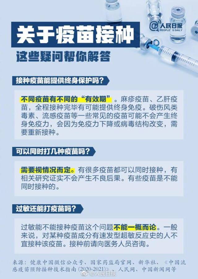 除了新冠疫苗，推荐成年人接种的疫苗还有这些