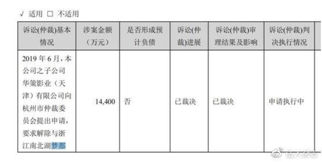 截图来源：华策影视2020年年报