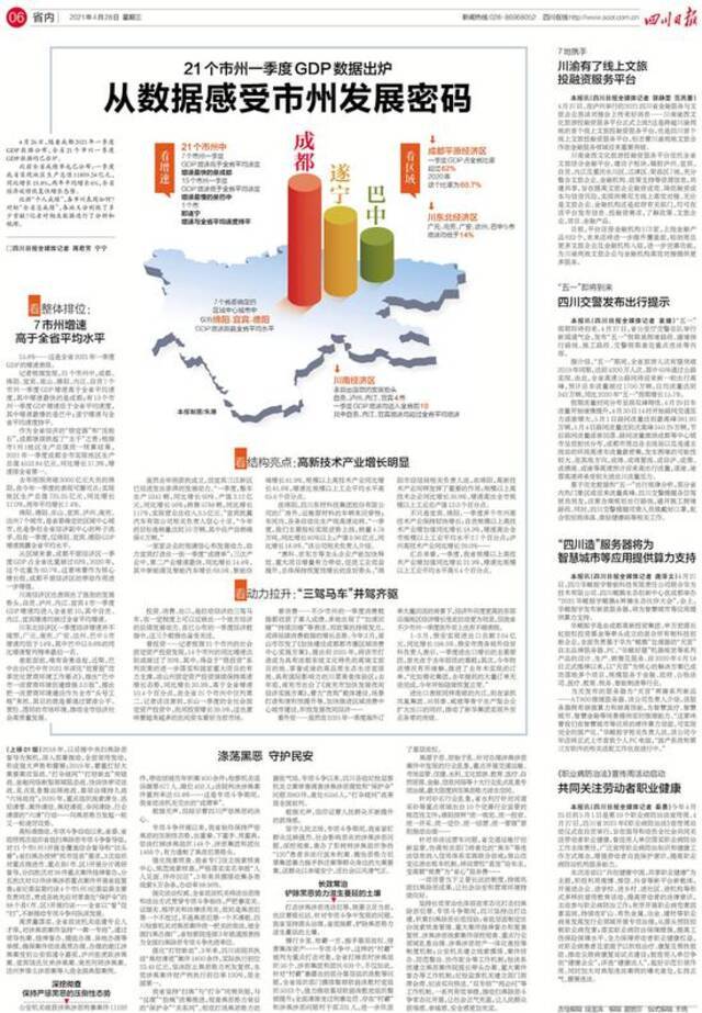 川报早读 “五一”即将到来，四川交警发布出行提示