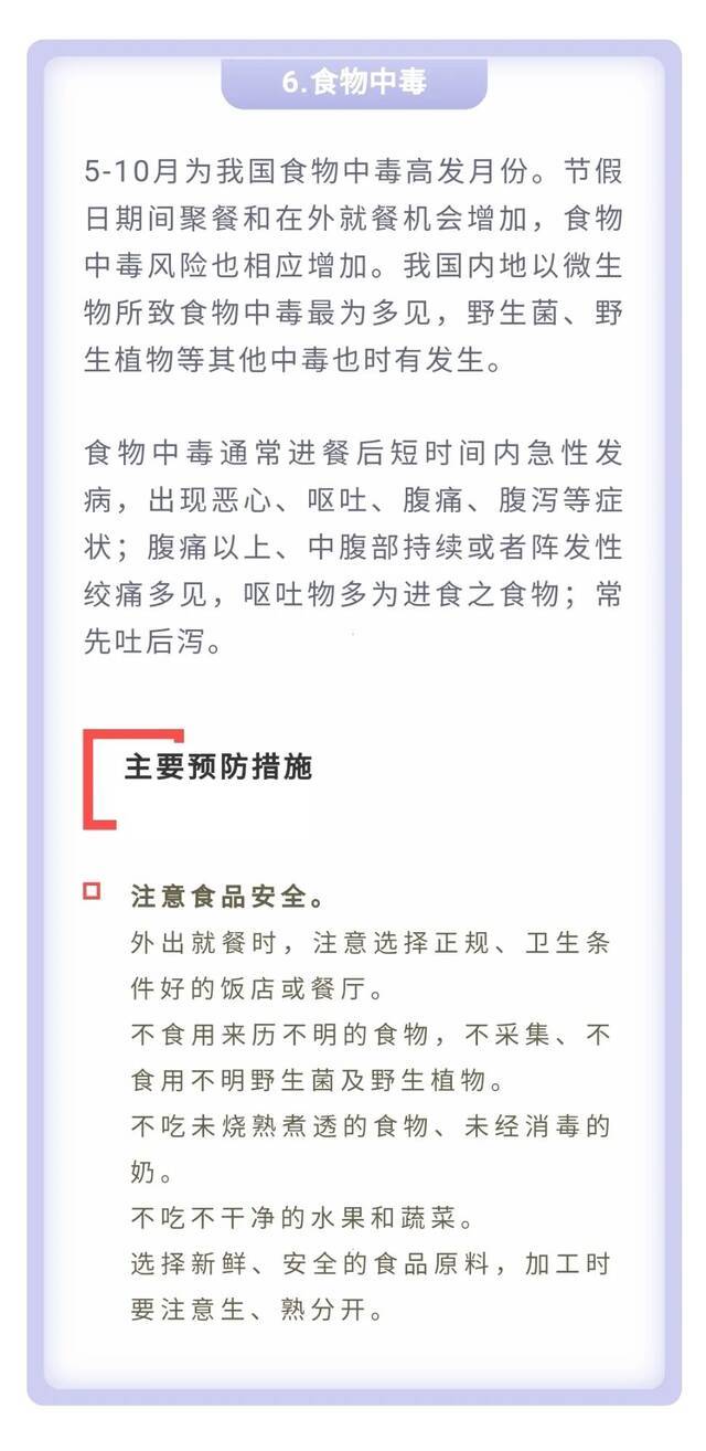 重要提醒！中疾控发布五一假期健康提示