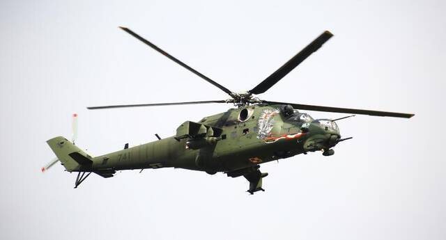 波兰装备的米-24武装直升机