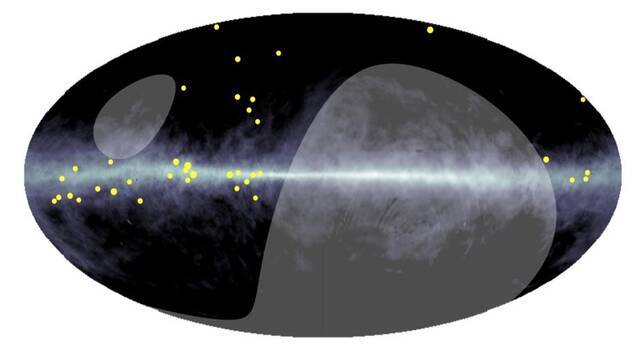 西藏一个巨大望远镜群捕捉到遍布银河系的超高能量伽马射线的第一个证据
