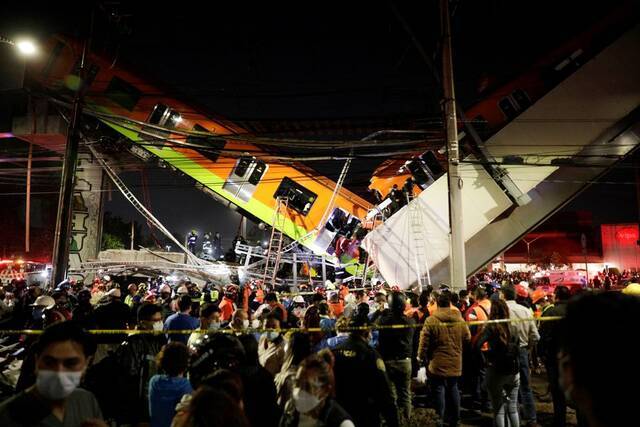 “可怕的悲剧！”墨西哥城地铁列车脱轨事故已致15死70伤
