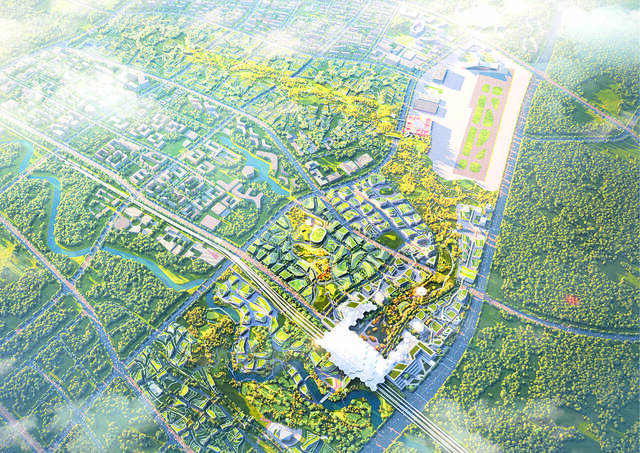 未来科技城规划效果图成都高新区供图