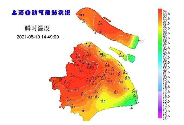上海今日热到晕厥？下半夜雷雨、大风将“暴躁”登场