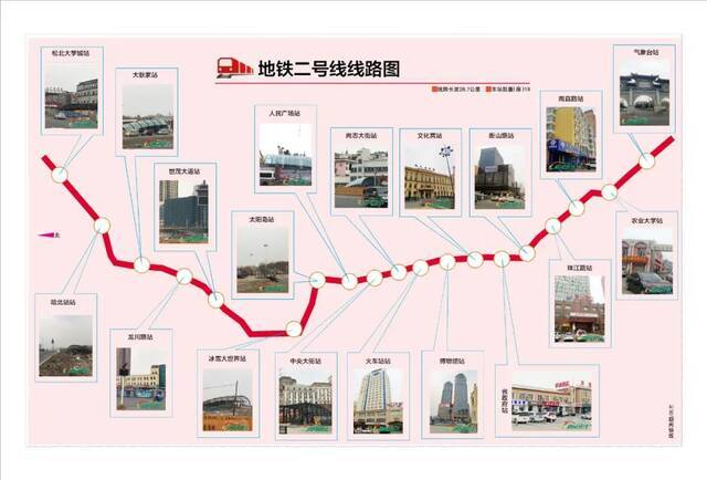 哈尔滨首条跨江地铁空载试运行