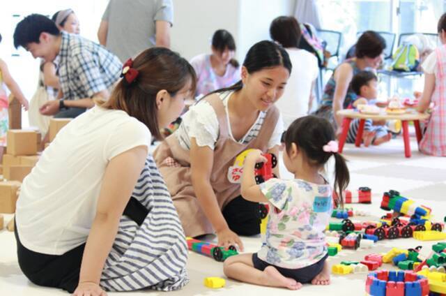 资料图：日本幼儿园的小朋友