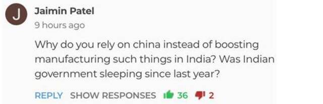 印媒添油加醋指责中国厂商抗疫物资涨价，多数印度网民不跟风，而是将炮口对准国内