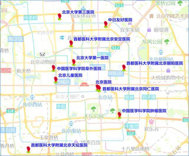 北京本周末出行热点在商圈公园 下周中小学和医院周边车行缓慢