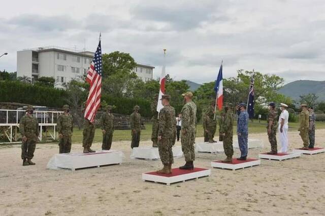 △5月11日，日美法澳“ARC21”联合训练在日本长崎县启动