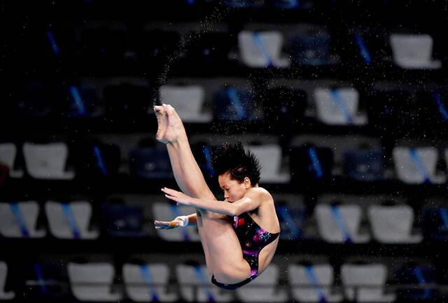 跳水奥运选拔赛。