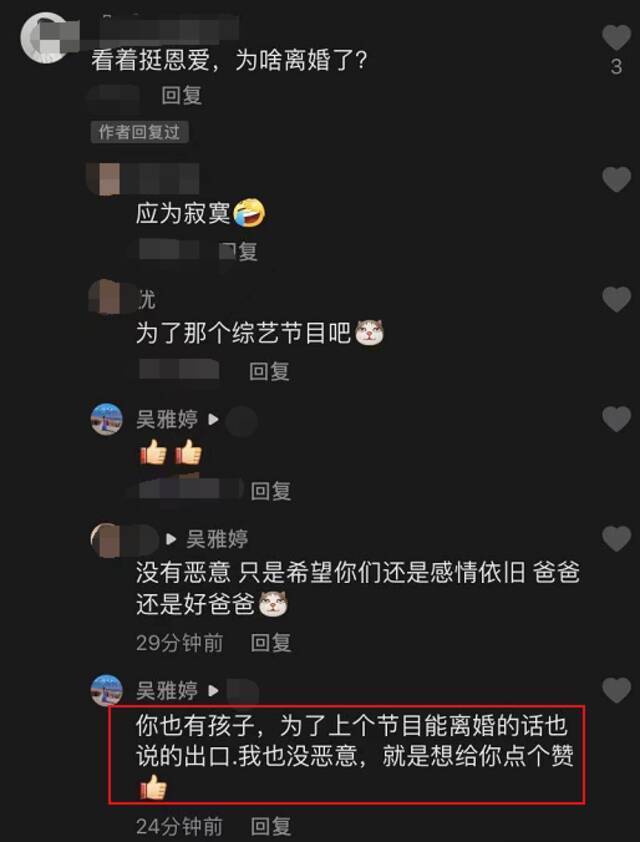 王栎鑫前妻吴雅婷怒斥网友