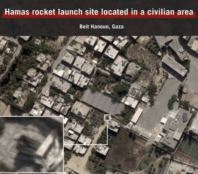 以军：哈马斯故意将其军事设施隐藏在居民区