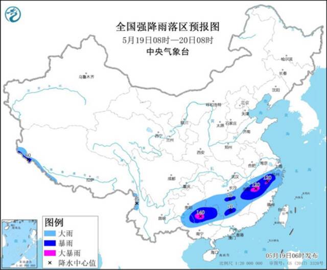 暴雨预警继续发布！贵州江西等8省区部分地区有大到暴雨