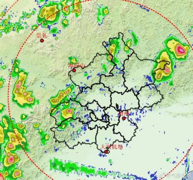 雷电+短时大风，北京多区发布雷电蓝色预警