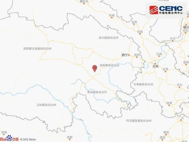 青海海西州都兰县发生4.0级地震 震源深度10千米