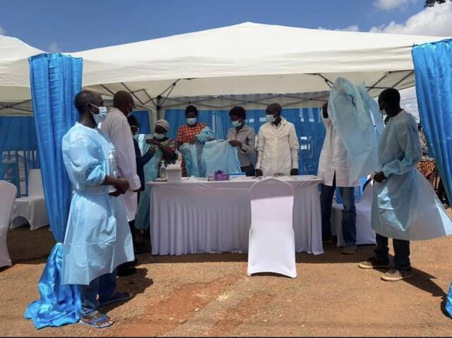中非共和国启动新冠疫苗接种工作