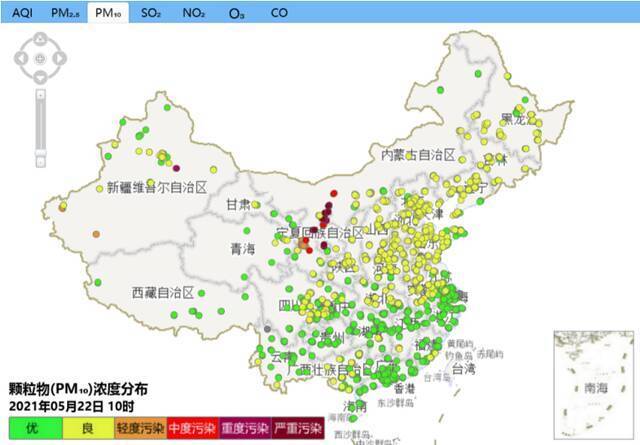 京津冀北部22日至23日将受沙尘过程影响