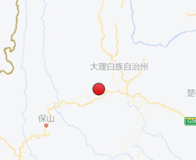 云南大理州漾濞县发生4.4级地震 震源深度10千米