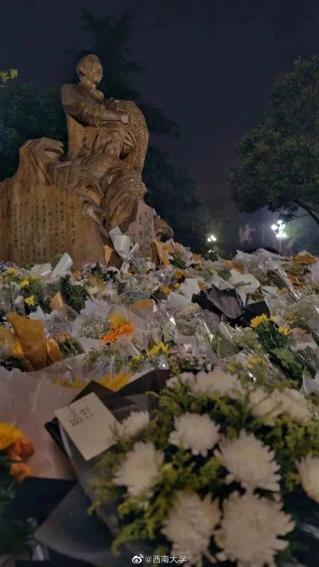 袁隆平遗照确定！市民雨中痛别，菊花也断货...一条评论让数万人泪目！