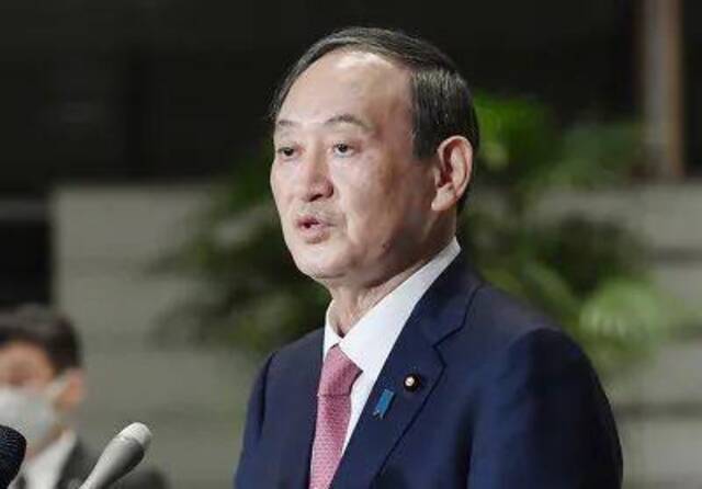 ▲日本首相菅义伟。图片来源：新京报网