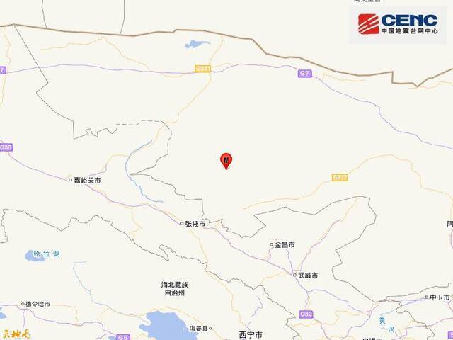 内蒙古阿拉善盟阿拉善右旗发生3.0级地震 震源深度10千米