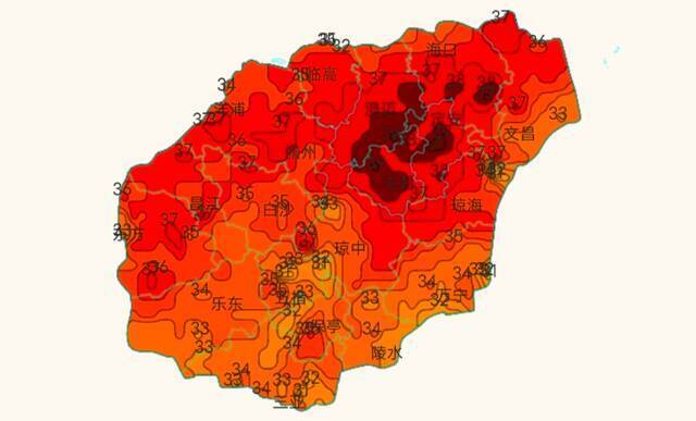 最高温度达41℃！海南继续发布高温四级预警