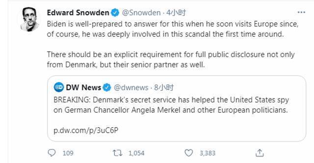 调查报告：美情报机构曾通过丹麦监视欧洲政要，包括默克尔