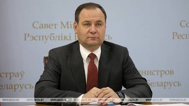 白俄罗斯总理：应对西方制裁的一揽子举措已准备就绪