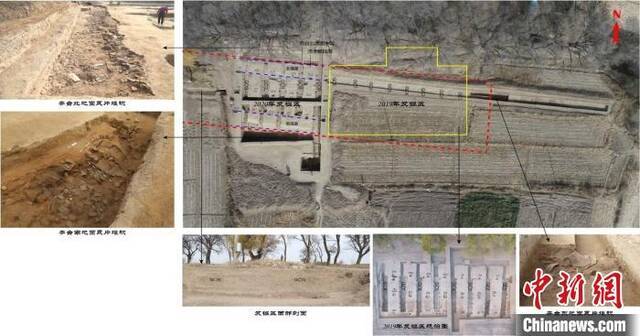 沙梁子古城遗址发现的夯土台基内蒙古自治区文物考古研究院供图