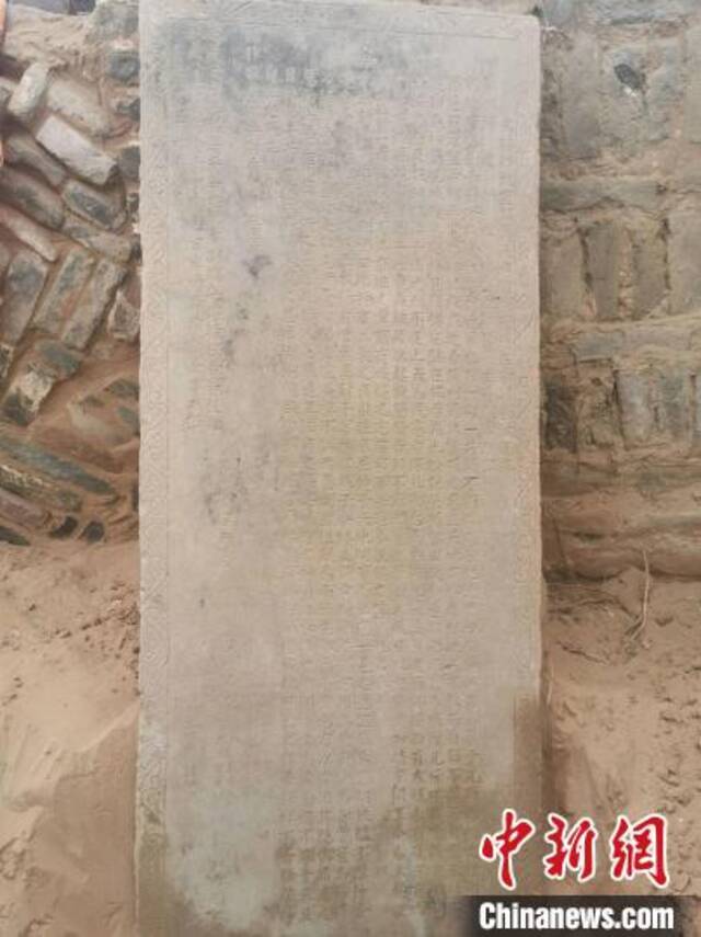 《重修显应宫殿》碑。陕西省考古研究院供图