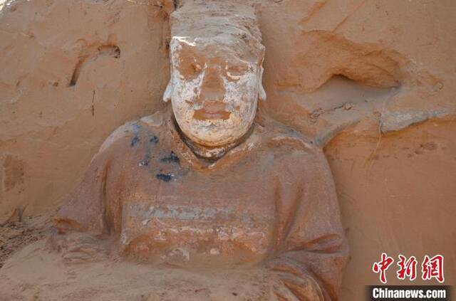 显应宫内泥塑造像。陕西省考古研究院供图
