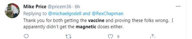 阴谋论！美国医生称注射疫苗会令人“磁化” 与5G塔进行交互