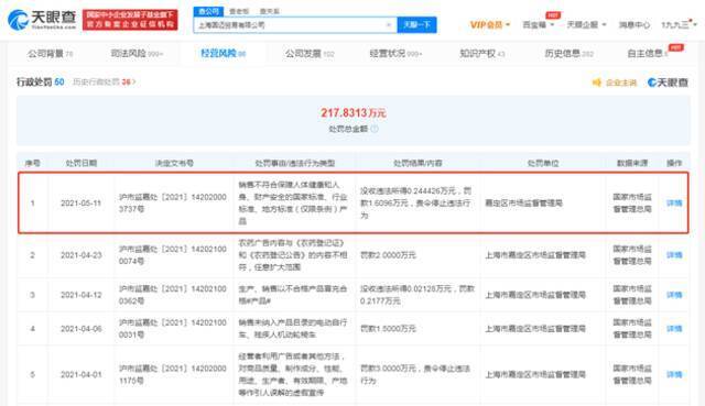 京东子公司因销售不合格产品被处罚